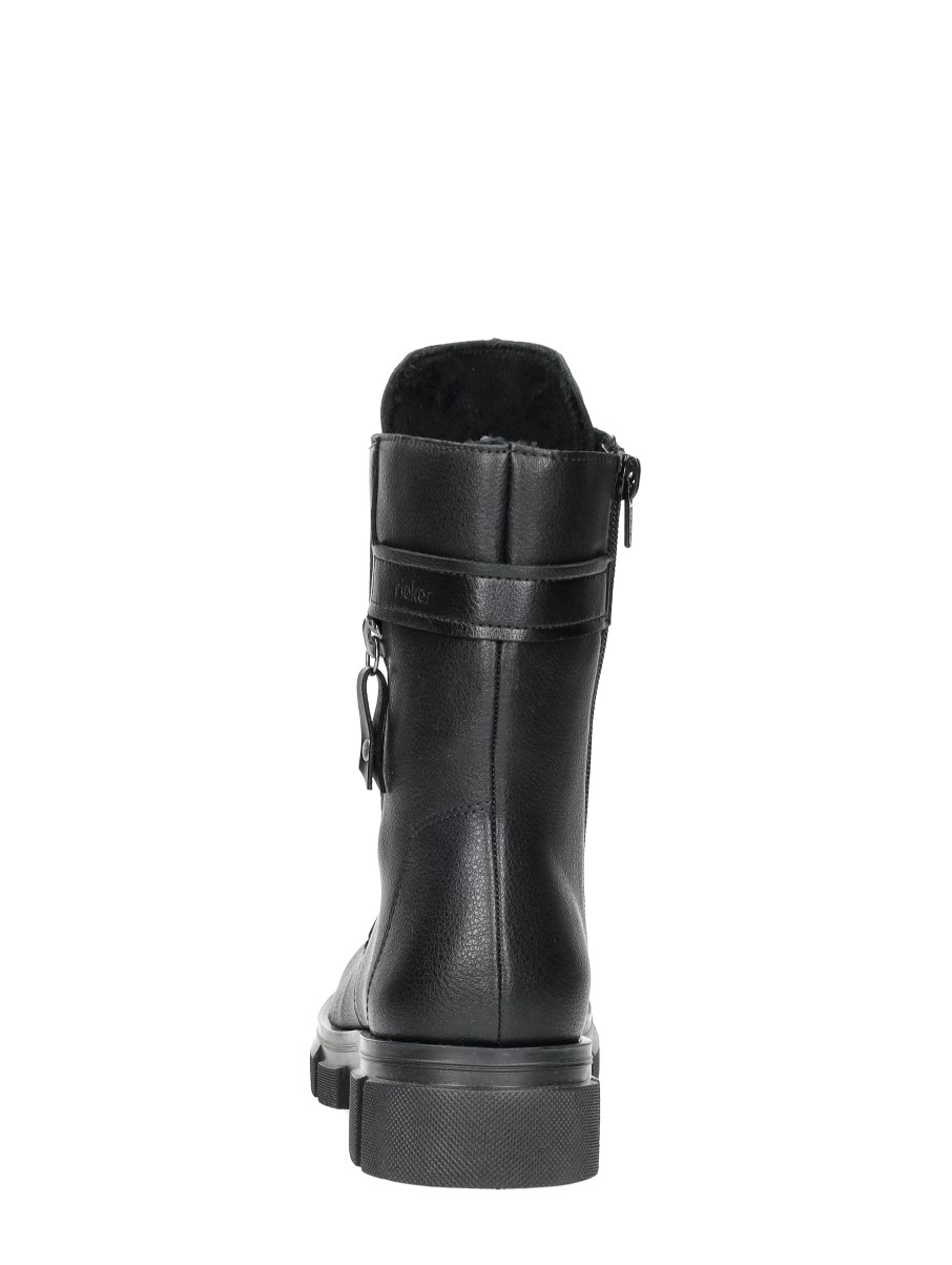 Rieker - Veterschoenen Hoog – zwart – foto 3 van 4