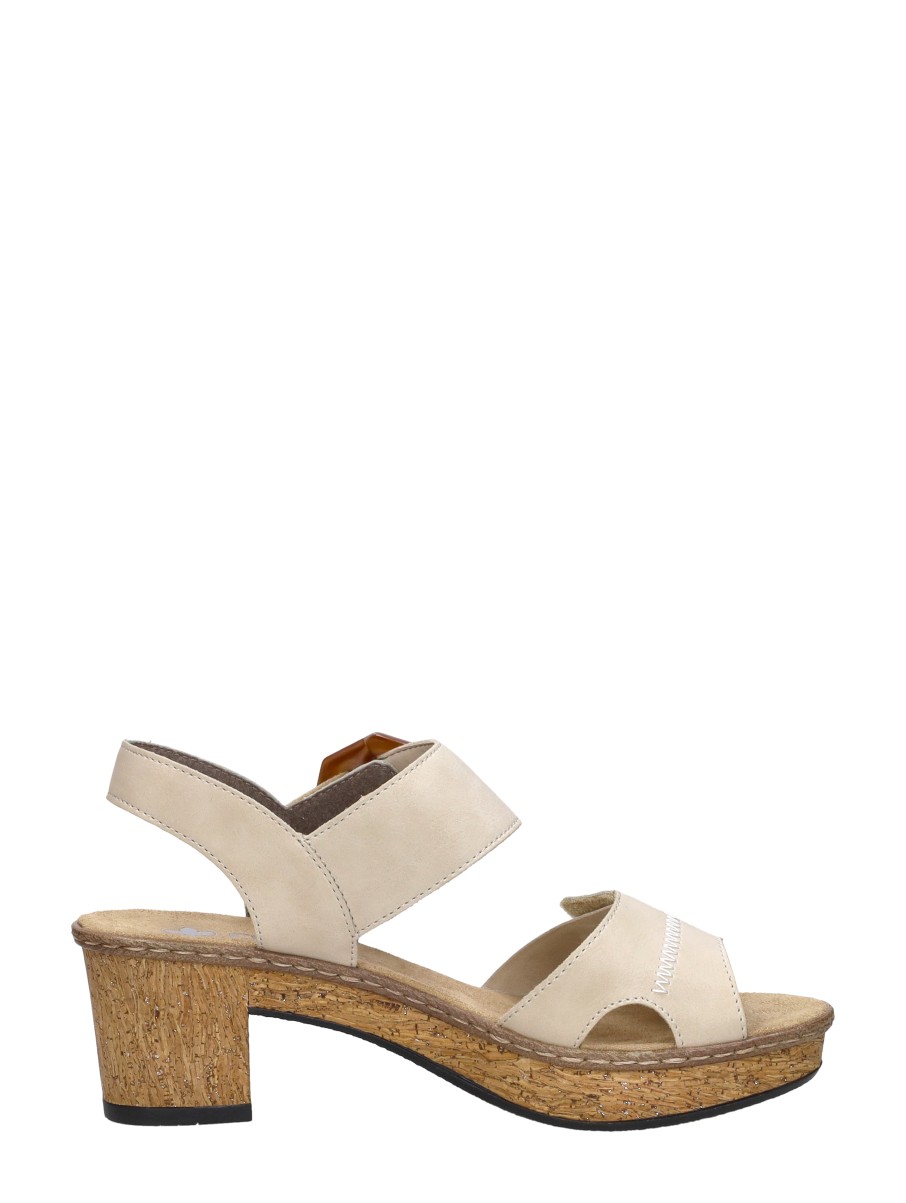 Rieker - Sandalen Hak – beige – foto 4 van 4