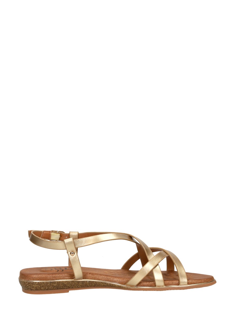 Sub55 - Sandalen Plat – goudkleur – foto 4 van 4