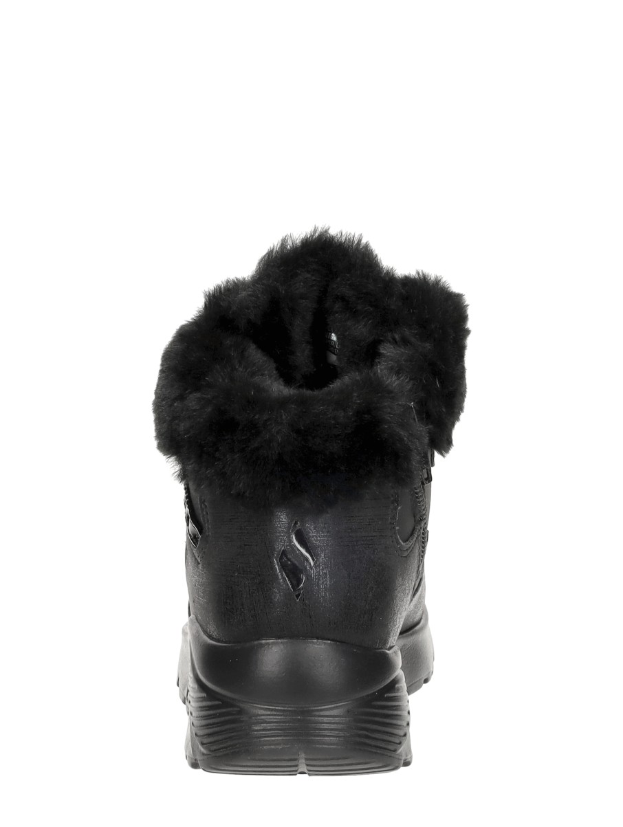 Skechers - Uno Lite – zwart – foto 3 van 4