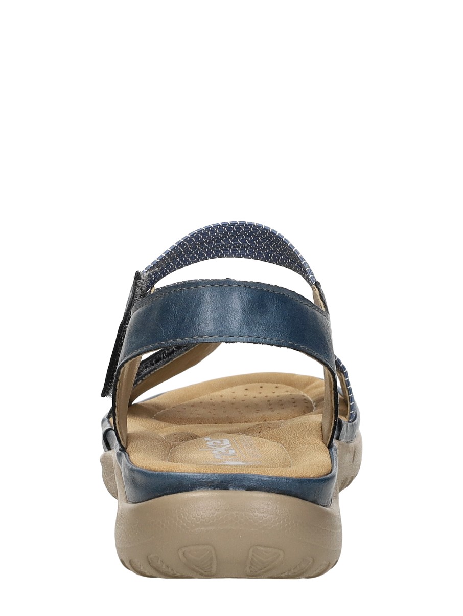 Rieker - Sandalen Plat – blauw – foto 3 van 4