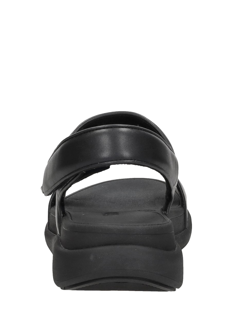 FitFlop - F-mode Go Adjustable Flatform Sandals – zwart – foto 3 van 4