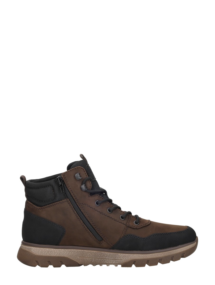 Rieker - Veterschoenen Hoog – donkerbruin – foto 4 van 4
