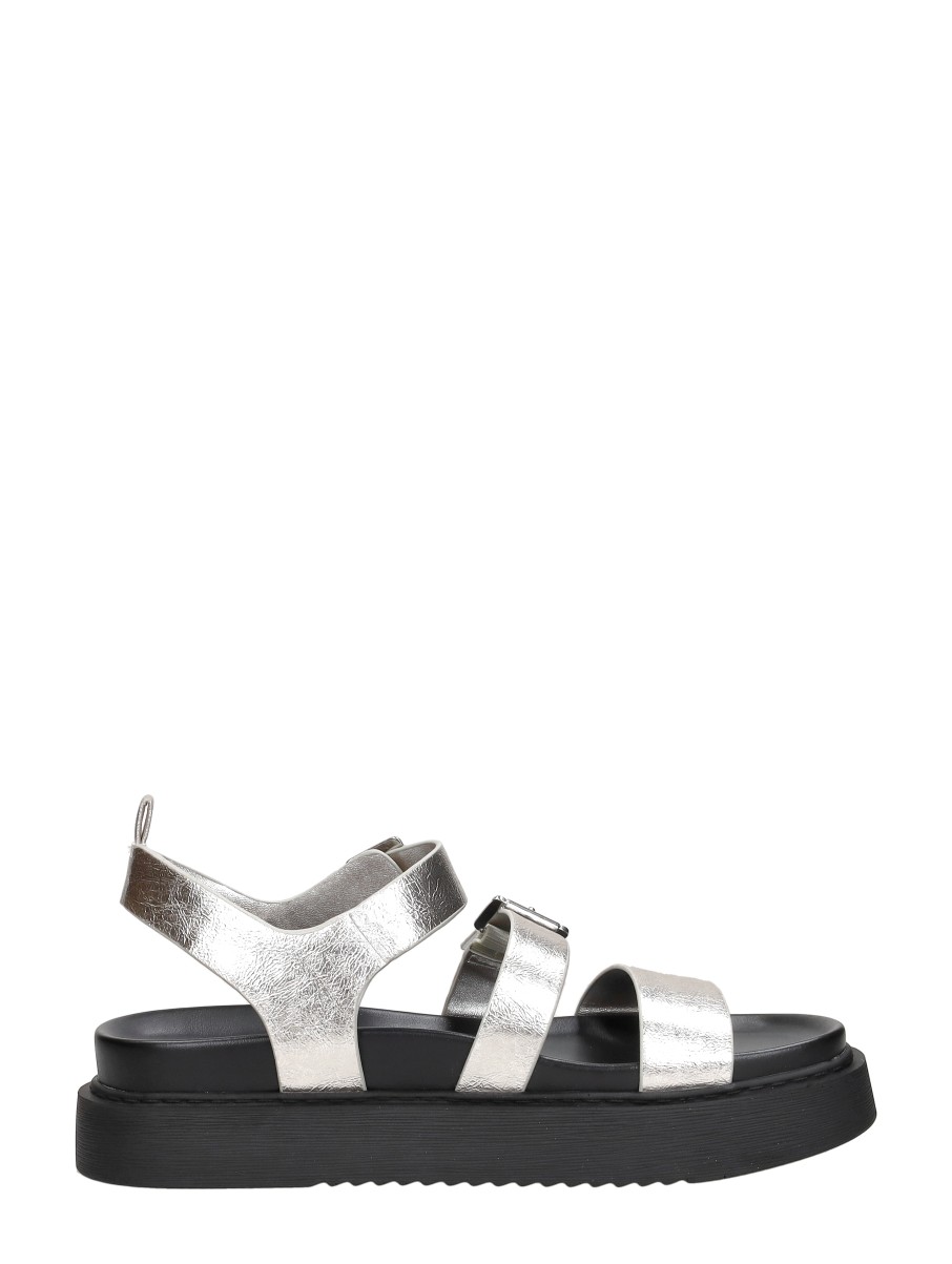 Tamaris - Sandalen Plat Zilver – foto 4 van 4