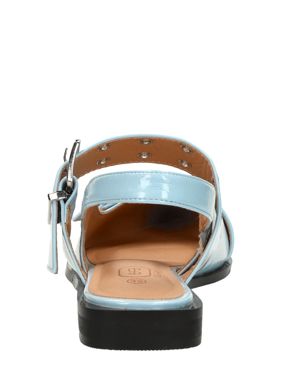 Shoecolate - Slingbacks – licht blauw – foto 3 van 4