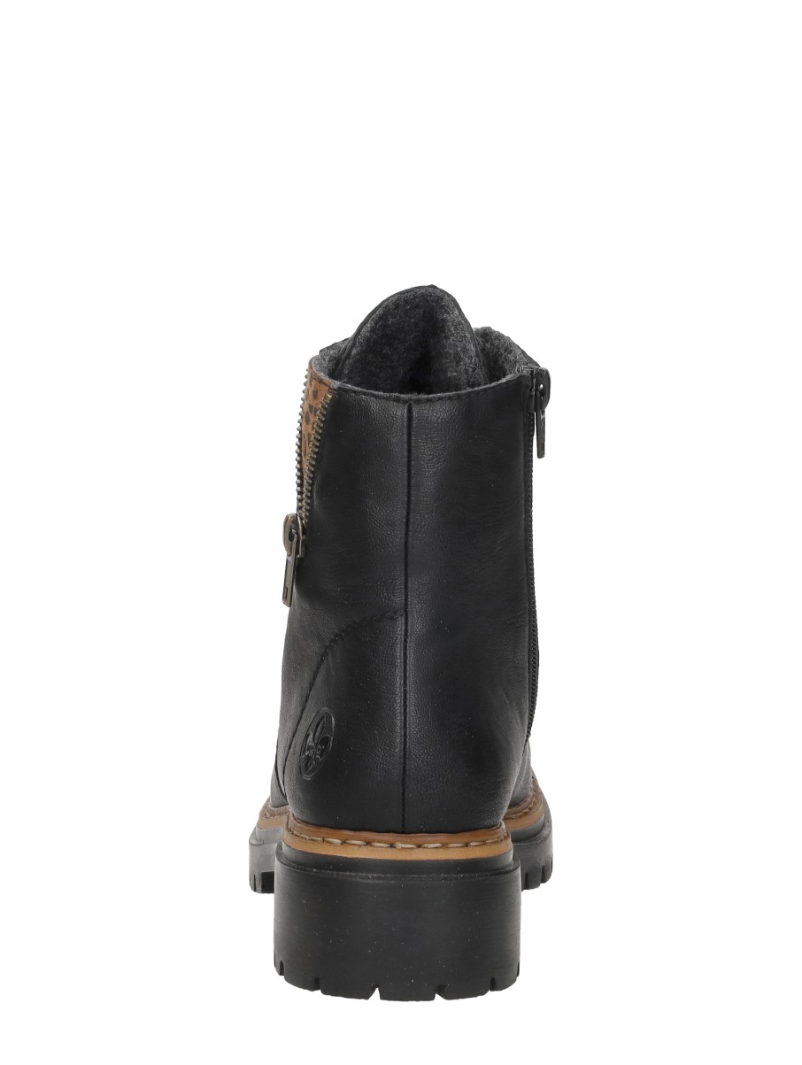 Rieker - Veterschoenen Hoog – zwart – foto 3 van 4