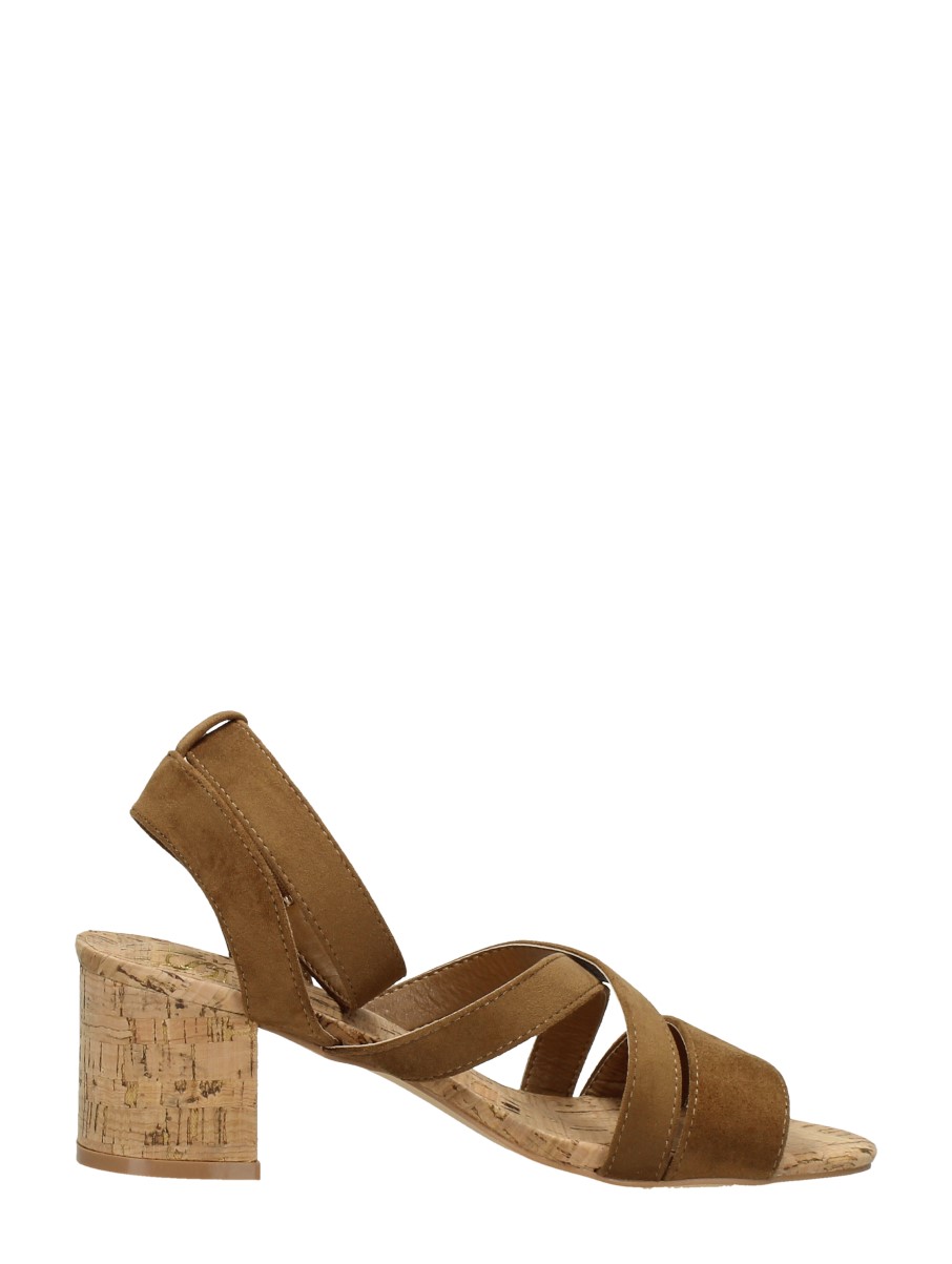 Sub55 - Sandalen Hak – cognac – foto 4 van 4