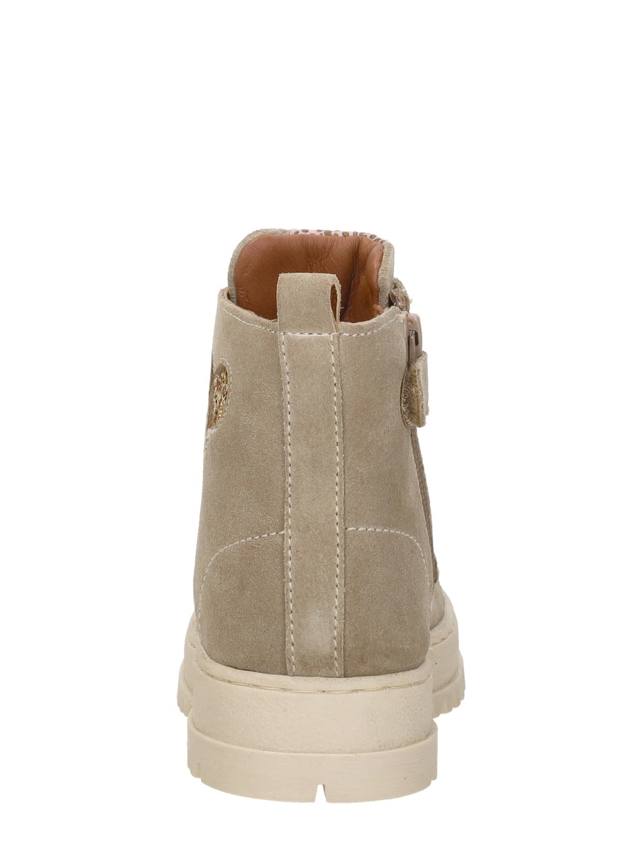 Keq - Veterschoen Hoog – beige – foto 3 van 4