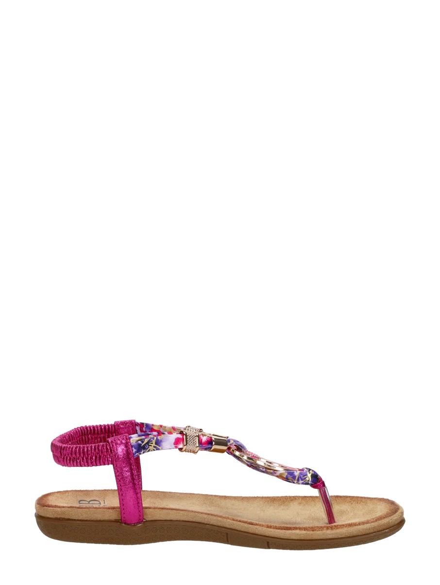 Sub55 - Sandalen Plat – fuchsia – foto 4 van 4