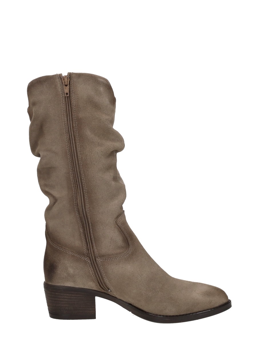 Aqa - Kuit Laarzen – taupe – foto 4 van 4