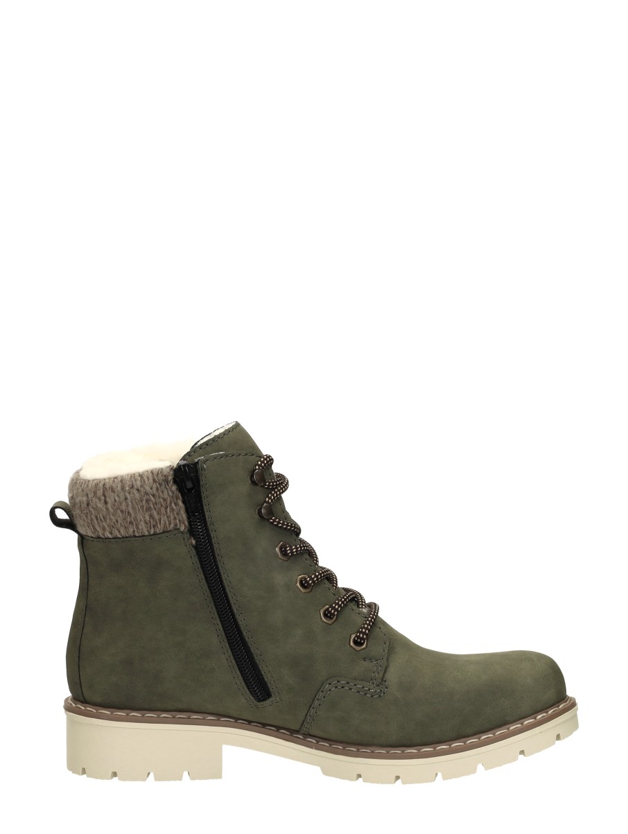 Rieker - Veterschoenen Hoog – groen – foto 4 van 4