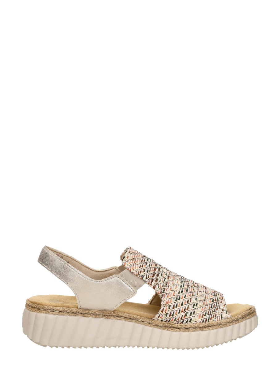 Rieker - Sandalen Plat – beige – foto 4 van 4