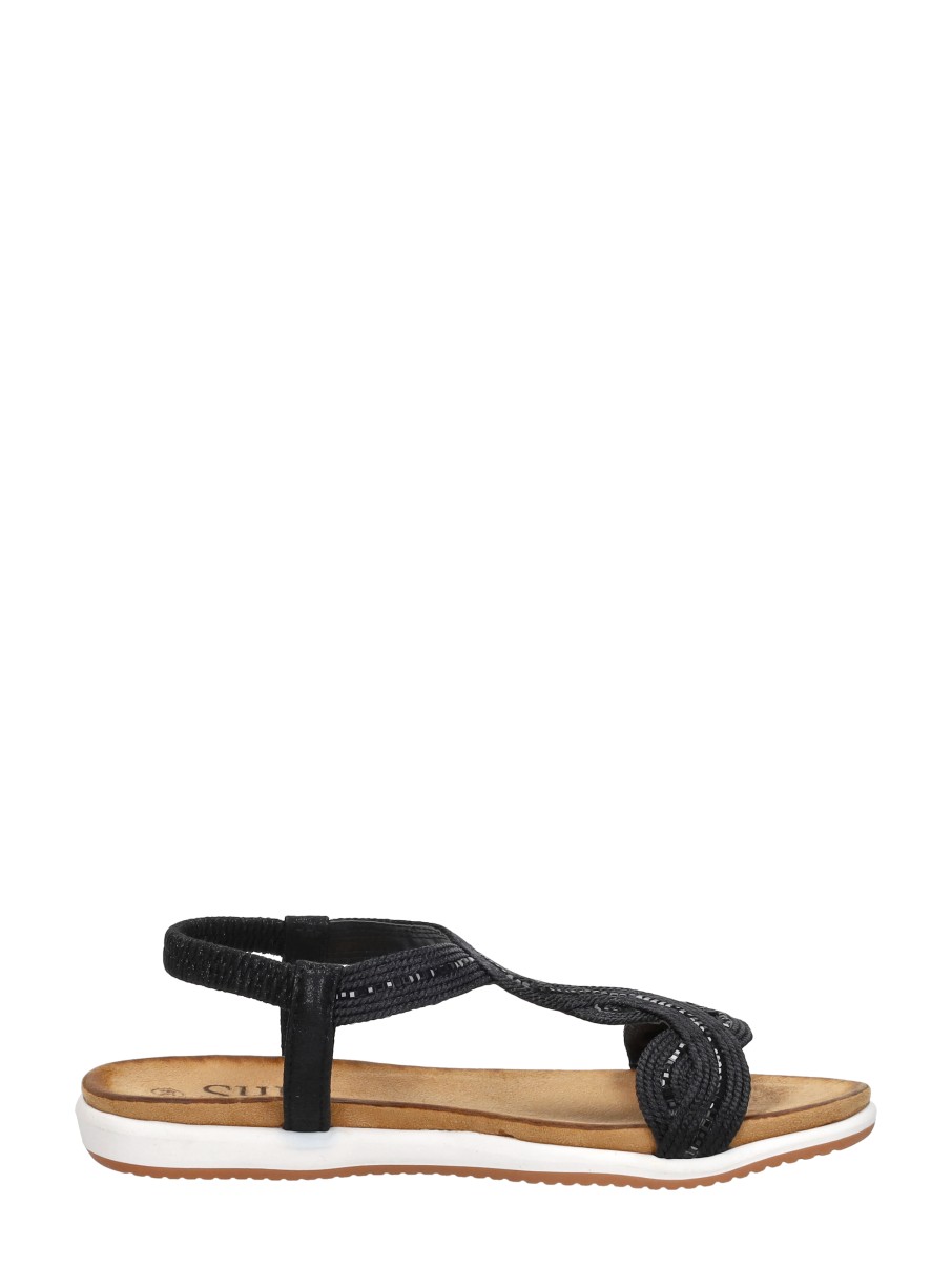 Sub55 - Sandalen Plat – zwart – foto 4 van 4